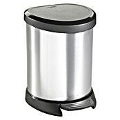 Curver Standard Mülleimer Set Decobin (45 l, Kunststoff, Silber/Schwarz) | BAUHAUS