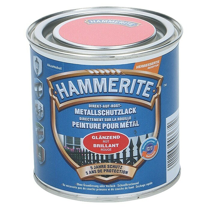 HAMMERITE Metall-Schutzlack Rot