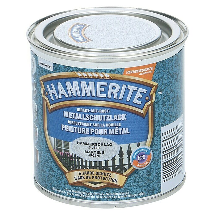 HAMMERITE Metall-Schutzlack Silber