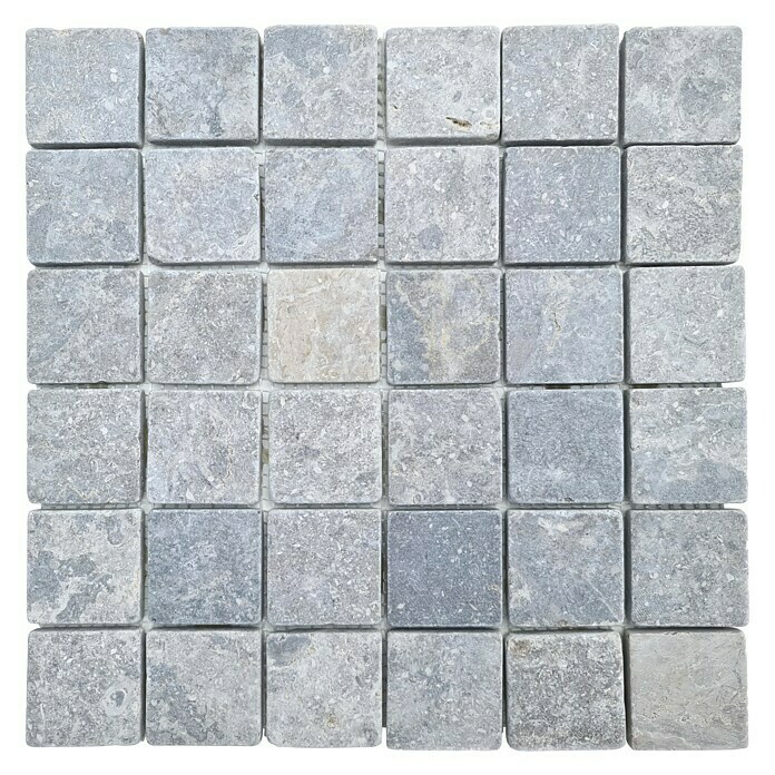 Mosaikfliese Quadrat Uni MOS TN48LG30,5 x 30,5 cm, Lichtgrau, Matt Top View