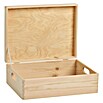 Zeller Present Caja de madera (40 x 30 x 14 cm, Pino)