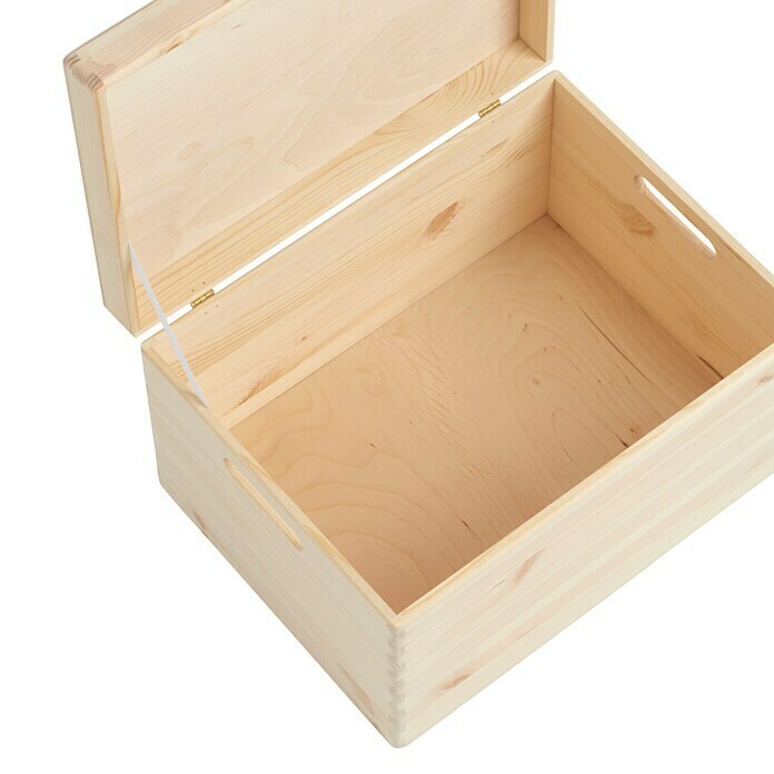 Zeller Present Caja de madera (40 x 30 x 23 cm, Pino)