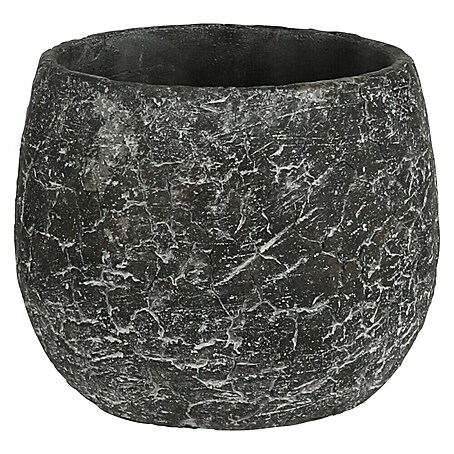 Mica Decorations Übertopf rund Thomas (Außenmaß (Ø x H): 13,5 x 11,5 cm)