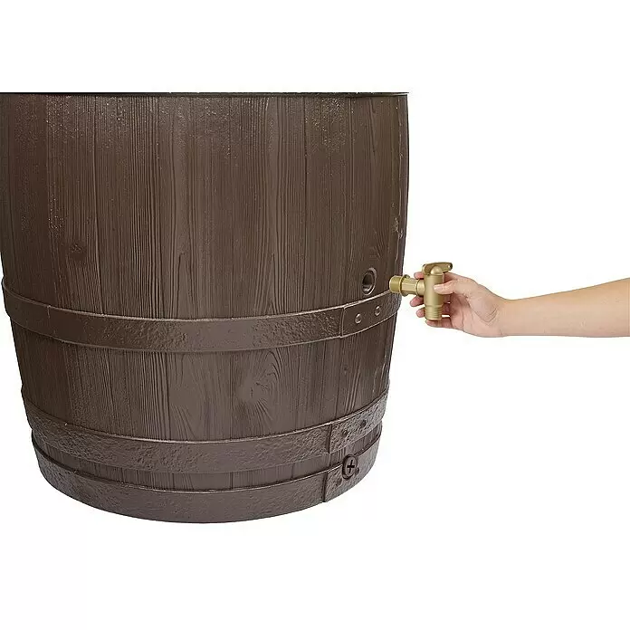 4rain Regenspeicher Vino - 400 l, Dunkelbraun - Anwendungsbeispiel