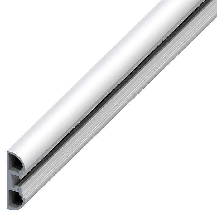 Kantoflex Coaxis Profil (1.500 x 11 x 35,5 mm, Aluminium, Eloxiert)