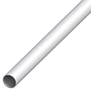 Kantoflex Rundrohr (Ø x L: 30 x 2 500 mm, Silber, Eloxiert)