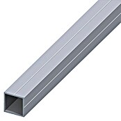 Kantoflex Quadratrohr (2.500 x 35,5 x 35,5 mm, Aluminium, Grau, Bohr-Kennrille)