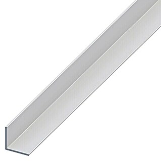 Kantoflex Winkelprofil (2 500 x 50 x 50 mm, Stärke: 4 mm, Aluminium, Eloxiert, Silber)
