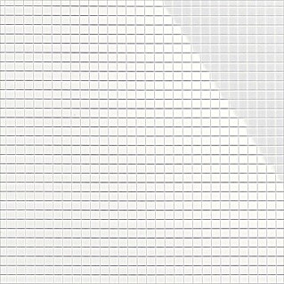Metalleffekt-Platte (Fliesenoptik, 100 cm x 60 cm x 1,13 mm, Weiß)