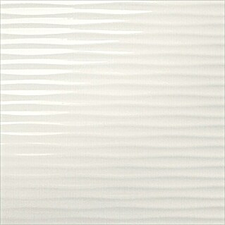 Metalleffekt-Platte (Reliefoptik, 100 cm x 60 cm x 1,13 mm, Weiß)