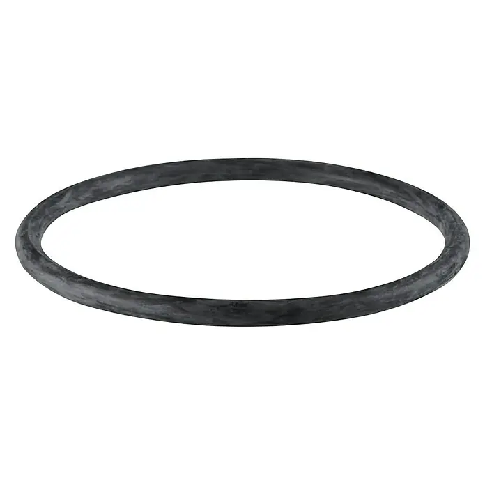 Geberit O-Ring 362.769.001 - Durchmesser: 45 mm, Geeignet für: Unterputz-Spülkästen - Nahaufnahme eines dunkelgrauen O-Rings, der für industrielle Dichtungsanwendungen verwendet wird.