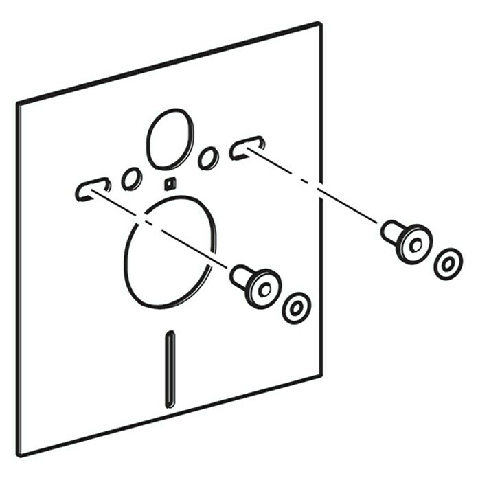 Geberit Schallschutz-SetGeeignet für: Wand WCs & Bidets Unknown