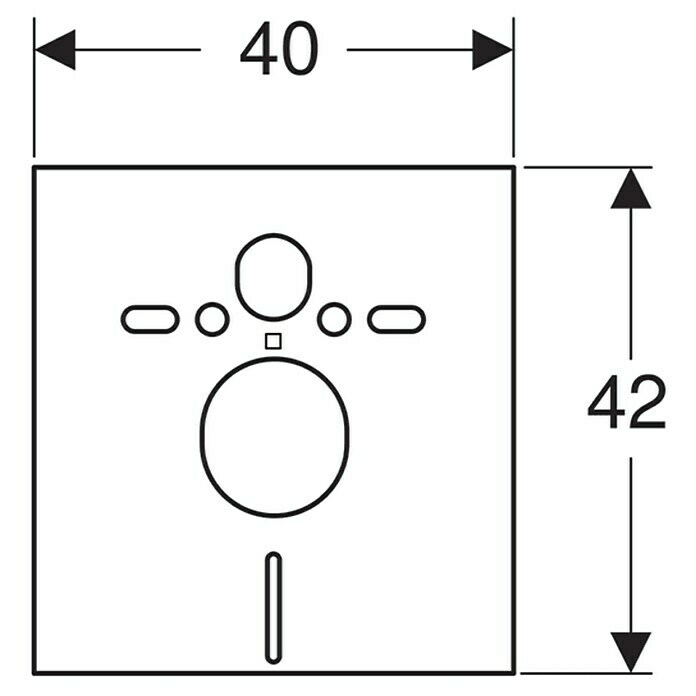 Geberit Schallschutz-SetGeeignet für: Wand WCs & Bidets Unknown