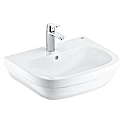 Grohe Waschtisch-Set Euro (60 x 48 cm, Ohne Spezialglasur, Hahnloch: Mitte, Mit Überlauf, Weiß) | BAUHAUS