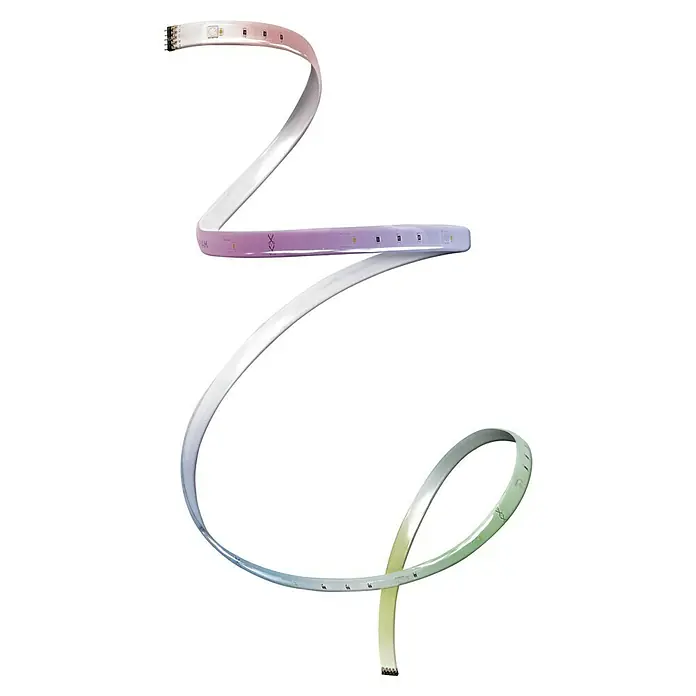 Ledvance Smart+ WiFi Smart-LED-Band Flex Basisset - Länge: 2 m, RGB, 8,5 W, 550 lm - Flexible LED-Lichtleiste, die sich in einer dekorativen Spirale windet und eine farbenfrohe Beleuchtung bietet.\n