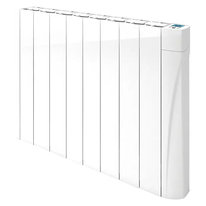 Voltomat HEATING Emisor térmico VOLTC - Potencia: 1.250 W, Blanco, 9,8 x 74,7 x 57,5 cm, Cerámico - Radiador blanco moderno con controles digitales para una calefacción eficiente de espacios.