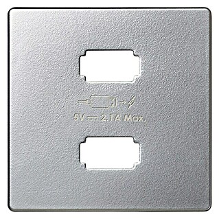 Simon 82 Tapa para toma USB (Aluminio, Plástico, En pared)