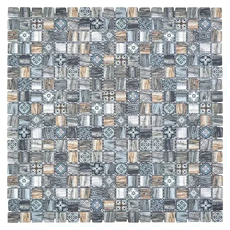 Mosaikfliese Quadrat Crystal XCM RW99