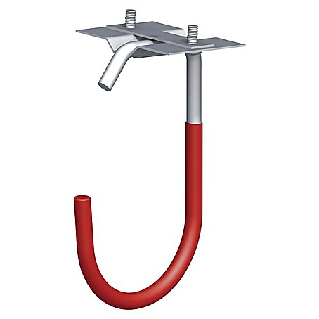 Fahrradhaken (L x B: 125 x 90 mm, Belastbarkeit: 30 kg, Verzinkt)