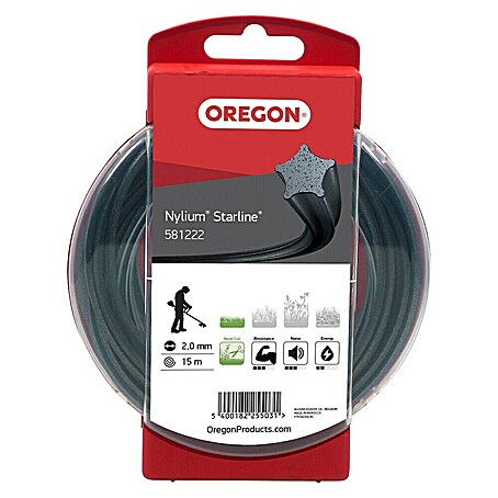 Oregon Nylonfaden Starline (Fadenlänge: 15 m, Fadenstärke: 2 mm)