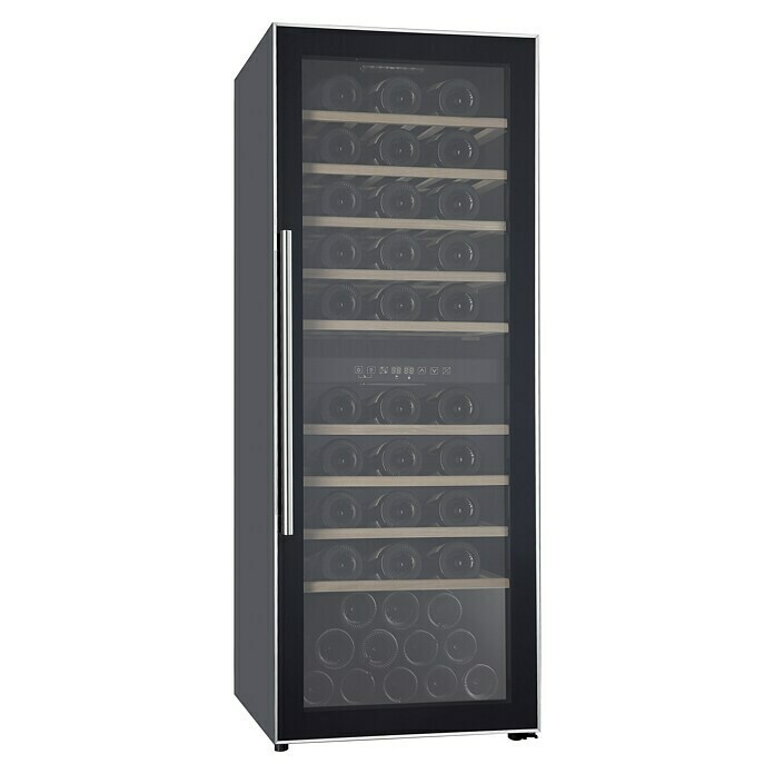 Respekta Weinkühlschrank WKS77 (Passend für: 77 Flaschen, L x B x H: 57,5 x 48 x 128,5 cm, Schwarz) | BAUHAUS