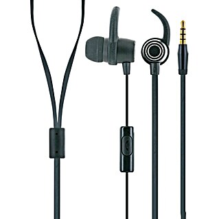Schwaiger In Ear Kopfhörer (Klinkenstecker 3,5 mm, Schwarz, 1,2 m)