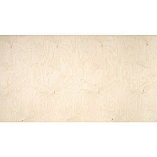 Sperrholzplatte (Birke, 150 x 300 x 1,2 cm)