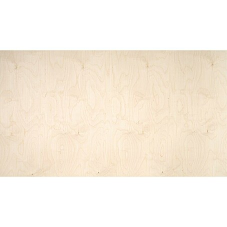 Sperrholzplatte (Birke, 150 x 300 x 1,5 cm)