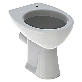 Geberit Renova Stand-WC Typ 2 (Mit Spülrand, Mit schmutzabweisender Glasur, Spülform: Tief, WC Abgang: Waagerecht, Weiß)