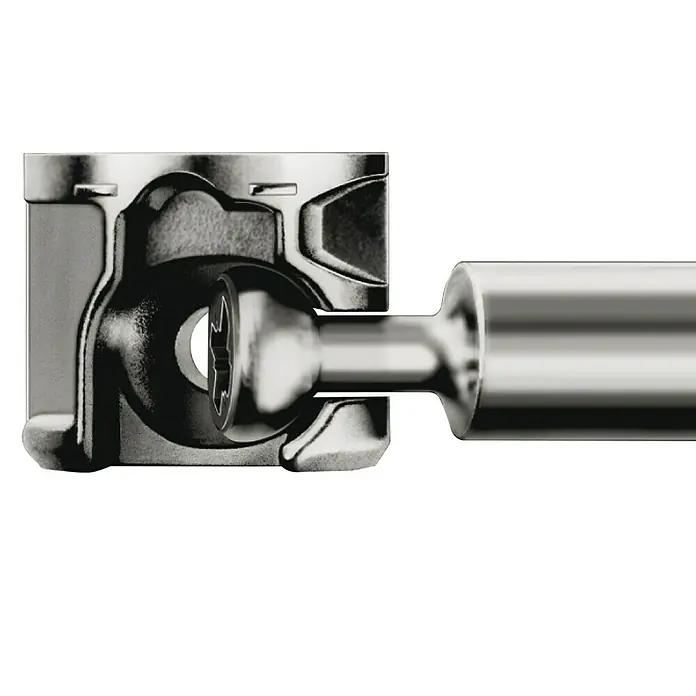 Häfele Racor de conexión excéntrica Minifix - Específico para: Grosores de madera a partir de 16 mm, 100 ud. - Primer plano de un pistón con bulón. Componente del motor fabricado con precisión para alto rendimiento y fiabilidad.
