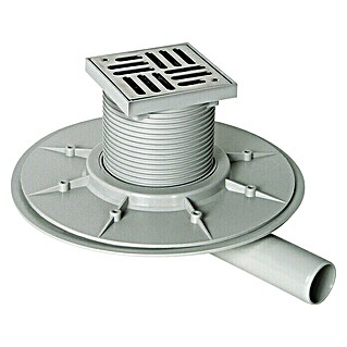 Boden-Deckenablauf (Abgang: Waagerecht, Durchmesser Rohranschluss: 50 mm)