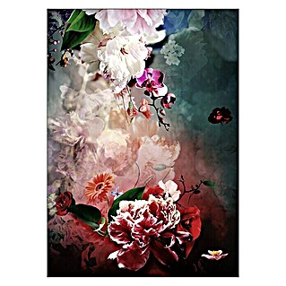 ProArt Bild Alu-Art (Colourful Baroque Flowermix, B x H: 70 x 100 cm)