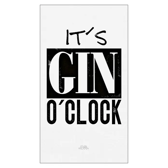 ProArt Decopanel - Gin O'Clock, B x H: 15 x 30 cm - Vorderansicht
