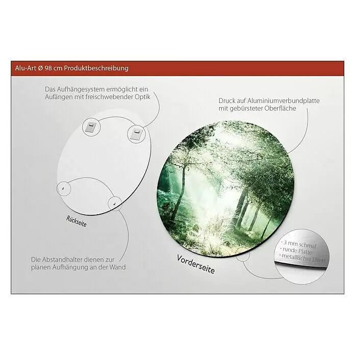 ProArt BildForest Harmony VI, Durchmesser: 100 cm