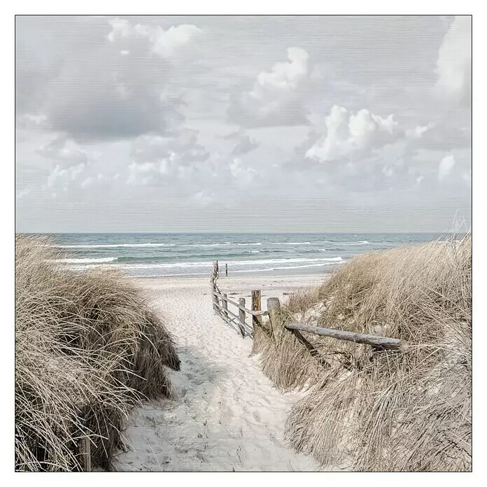 ProArt Bild Alu-Art - Way to Sea II, B x H: 100 x 100 cm - Vorderansicht