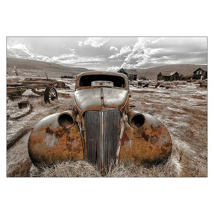 ProArt Bild Alu-Art - Lost Car, B x H: 100 x 70 cm - Vorderansicht