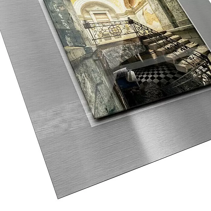 ProArt Bild Alu-Art - Lost Church, B x H: 50 x 50 cm - Detailaufnahme