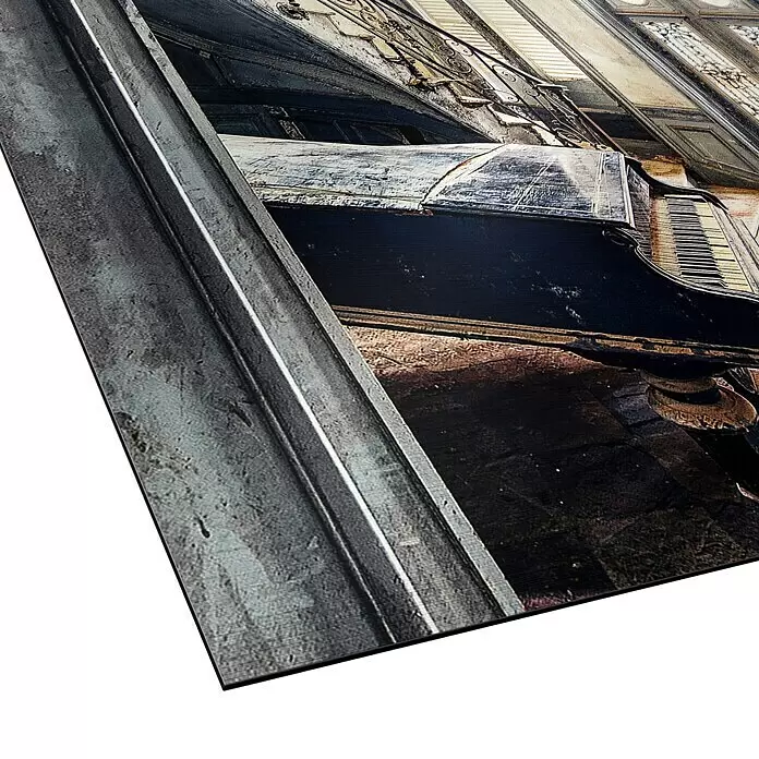 ProArt Bild Alu-Art - Lost House, B x H: 100 x 100 cm - Detailaufnahme