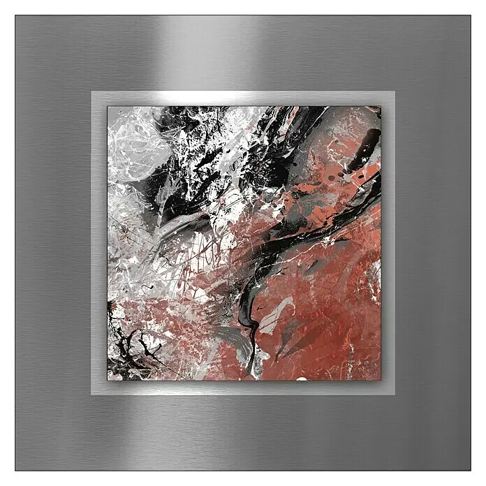 ProArt Bild - Black & Red Mix, B x H: 50 x 50 cm - Vorderansicht