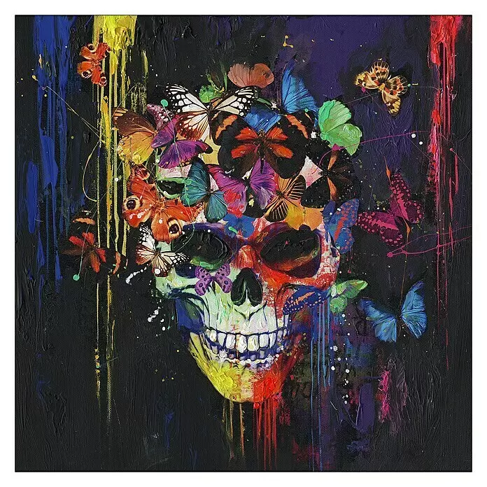 ProArt Handgemaltes Bild - Colourful Collection III, B x H: 40 x 40 cm - Vorderansicht
