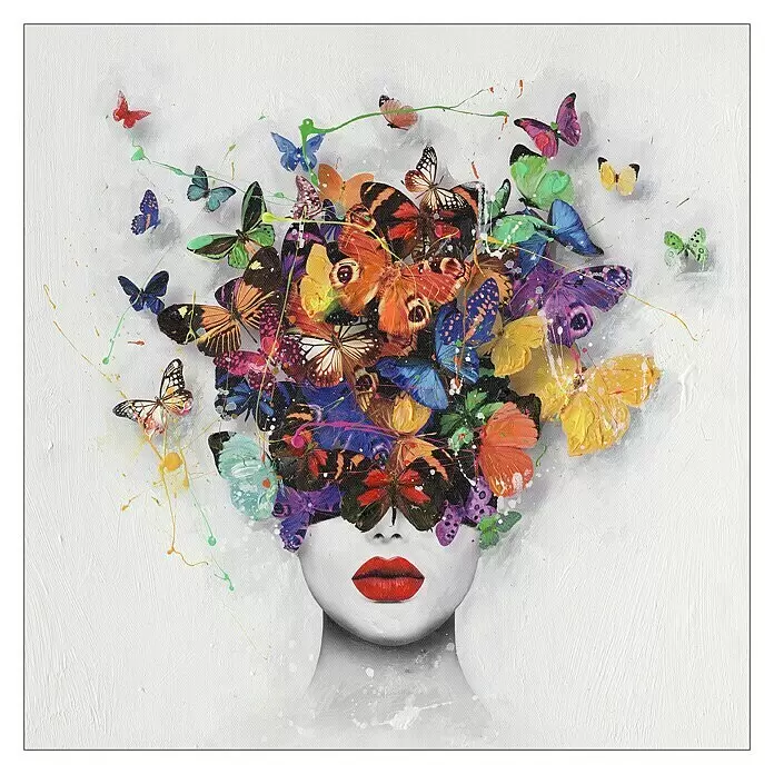 ProArt Handgemaltes Bild - Colourful Collection I, B x H: 40 x 40 cm - Vorderansicht