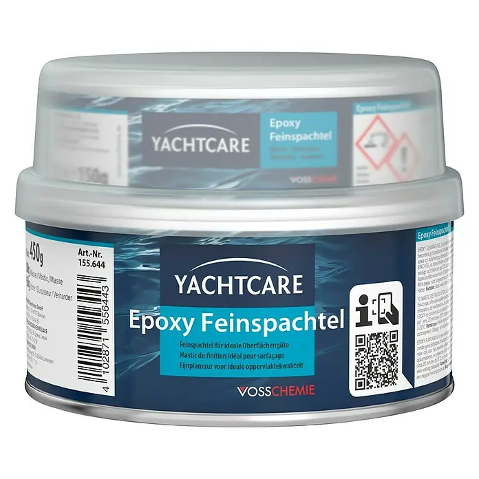Yachtcare Feinspachtel - 450 g - Yachtcare Epoxy Feinspachtel: 450g Dose für ideale Oberflächen, Mastic für Boot-Feinarbeiten und hochwertige Resultate.