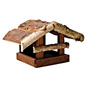 Dobar Vogelfutterhaus (32 x 17 x 19 cm, Braun, Holz) | BAUHAUS