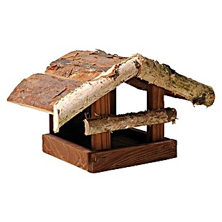 Dobar Vogelfutterhaus (32 x 17 x 19 cm, Braun, Holz)