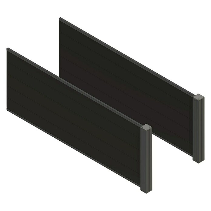 Gutta Hochbeet-Erweiterung Elevada 200 (194 x 75 cm, Verbundwerkstoff, Anthrazit) | BAUHAUS