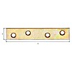 Alberts Flachverbinder (L x B: 80 x 15 mm, 1 Stk.) | BAUHAUS