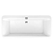 Villeroy & Boch Badewanne Squaro Edge 12 (180 x 80 cm, Mit abgerundeten Ecken, Quaryl, Weiß)