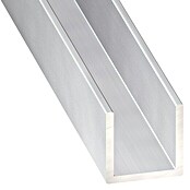 Stabilit U-Profil (L x B x H: 1.000 x 15 x 15 mm, Stärke: 1,5 mm, Aluminium, Eloxiert)