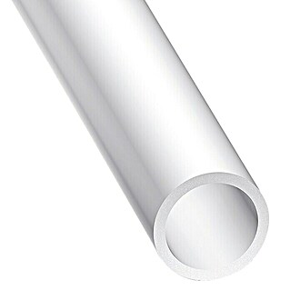 Kantoflex Rundrohr (Ø x L: 8 x 1 000 mm, Kunststoff, Weiß, Blank)