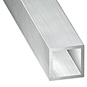 Kantoflex Vierkantrohr (L x B x H: 1.000 x 8 x 8 mm, Aluminium, Silber, Roh)